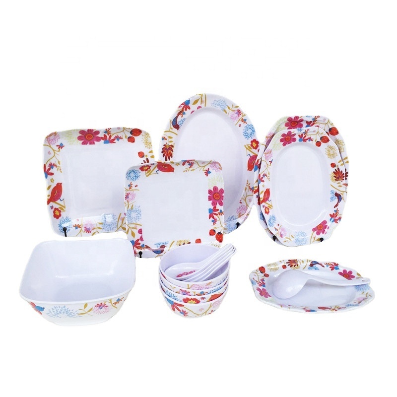 High quality melamine dinner set for dubai market