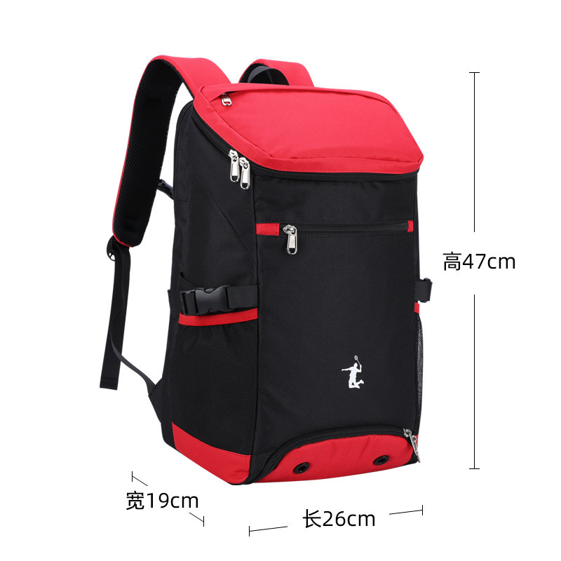 Amiqi  BAG170 American Outdoor Tennis Backpack Sports Soccer Bag Youth Backpack Ball Bag Fitness Outdoor Bag