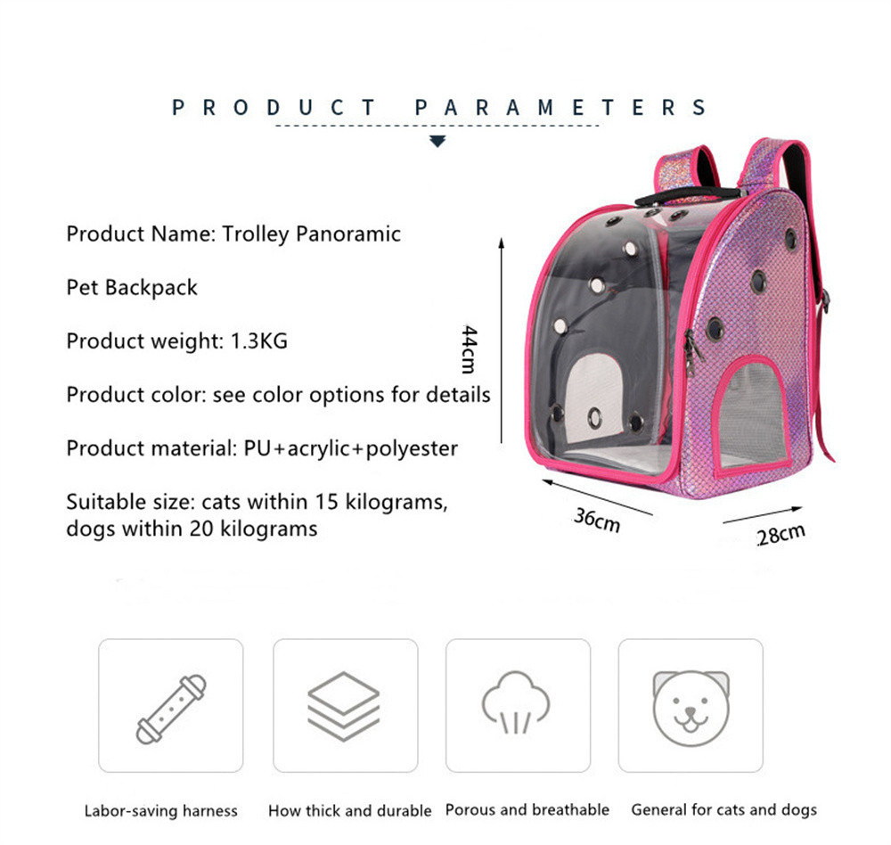 Amiqi pet travel dog carrier bag travel pet bags  bagpack small animal carrier backpack CW2023 Pet Bagpack for Small Dog and cat