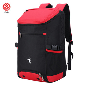 Amiqi  BAG170 American Outdoor Tennis Backpack Sports Soccer Bag Youth Backpack Ball Bag Fitness Outdoor Bag