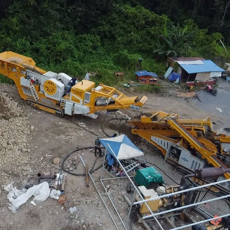 150TPH Cobblestone River Stone Crusher Plant Mobile Cone Jaw Crushing And Screening Plant Malaysia