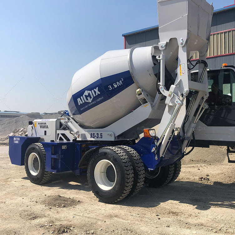 Aimix AS3.5 Model 3 Yard Self Loading Concrete Mixer Truck For Sale Price