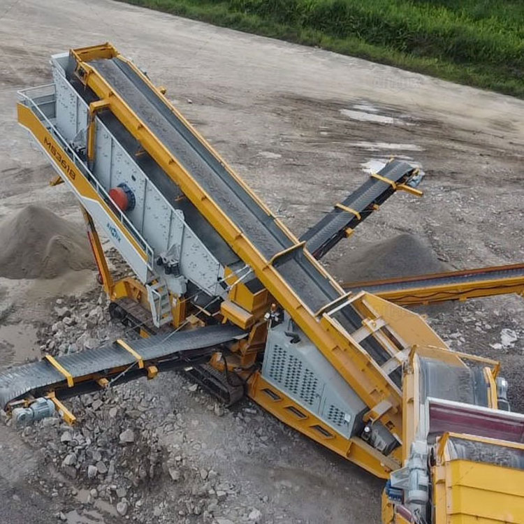 150TPH Cobblestone River Stone Crusher Plant Mobile Cone Jaw Crushing And Screening Plant Malaysia