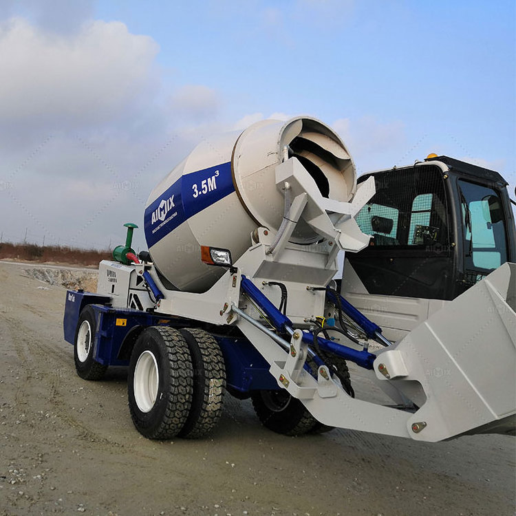 3.5M3/Batch Diesel Lifting Concrete Mixer Self Loading Concrete Mixer Machine In Malaysia