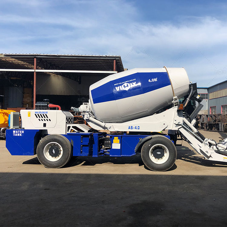 4 Cubic Meter Per Batch Automatic Self-Loading Concrete mixer machine Price