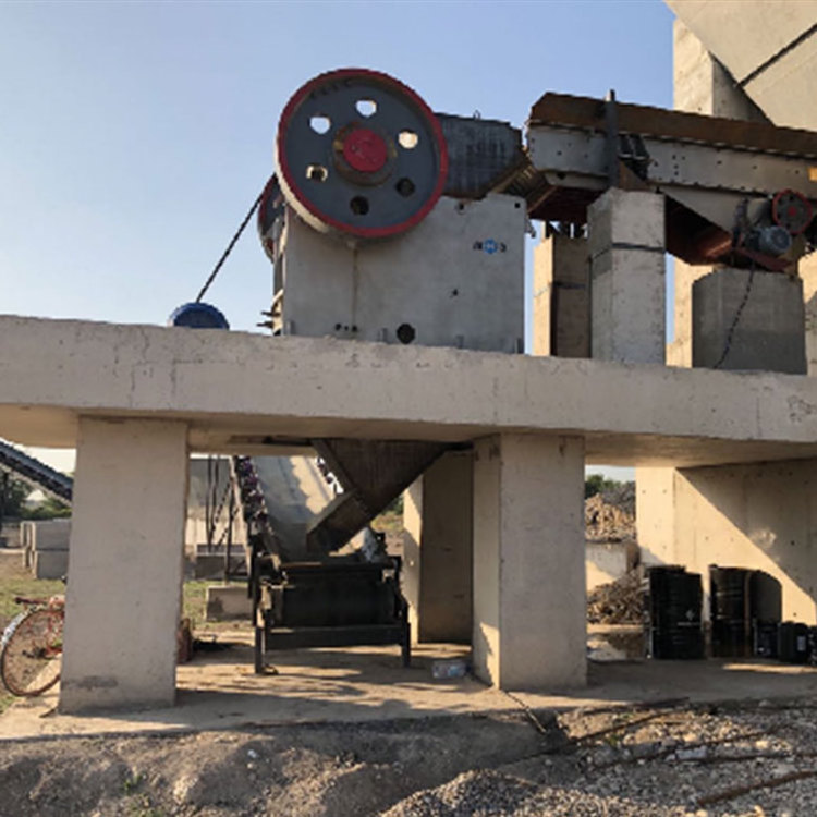 Aimix 200TPH Stationary River Pebbles Jaw Cone Crushing Plant And Sand Making Plant In Uzbekistan