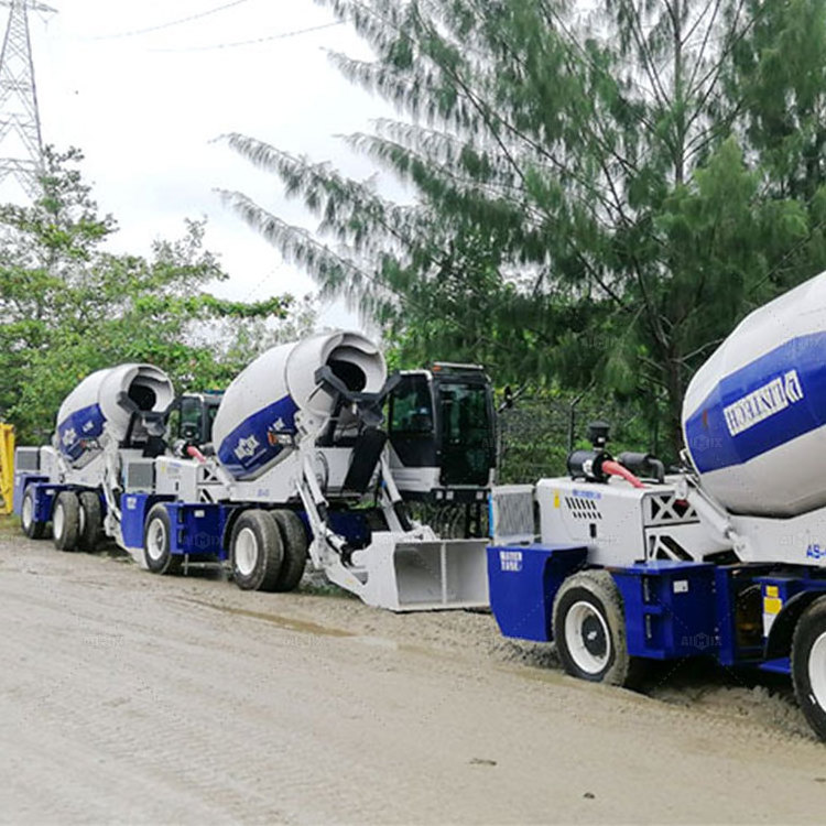 4 Cubic Meter Per Batch Automatic Self-Loading Concrete mixer machine Price