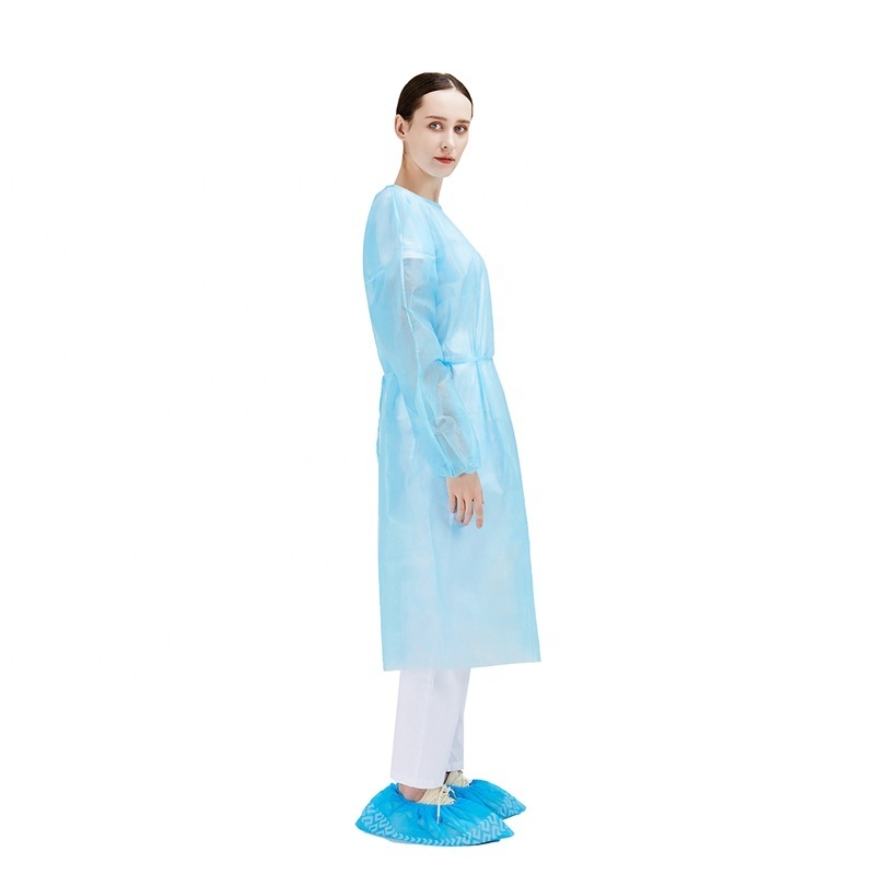 Disposable Suit PPE Isolation Gown Non Woven Coverall Waterproof Disposable Overalls