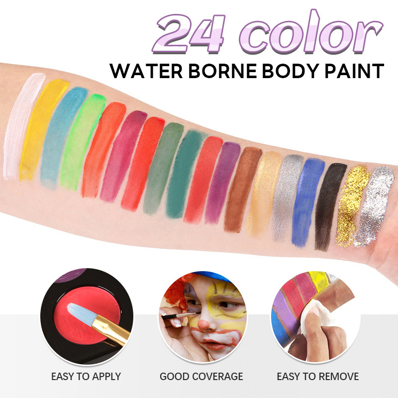 body art football game soccer fans design face paint face painting kids body paint kit nude body painting supplies