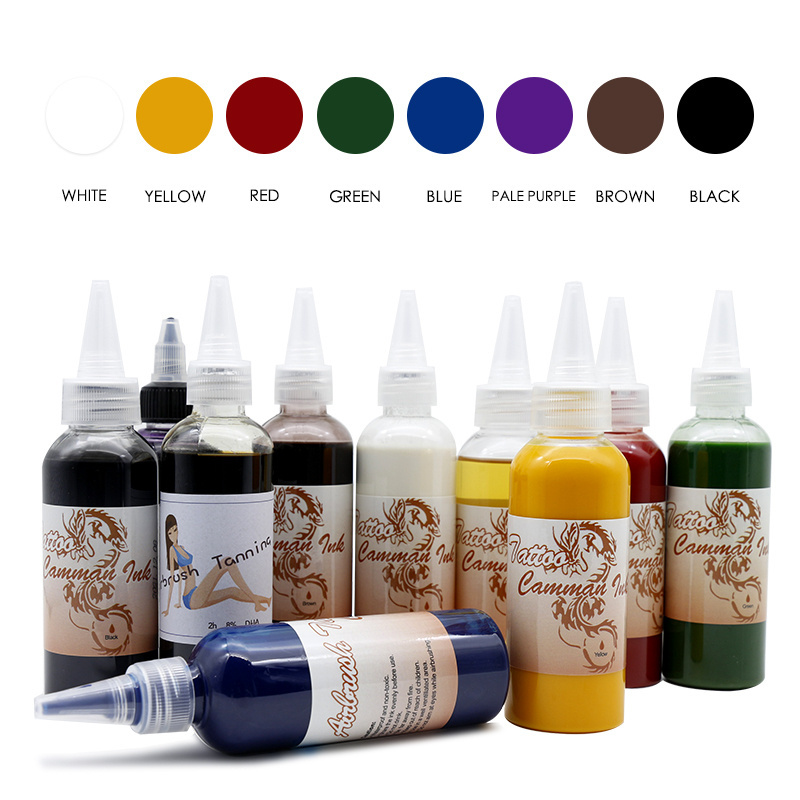 Waterproof Body Paint Temporary Spray Airbrush Tattoo Ink for tattoo supply