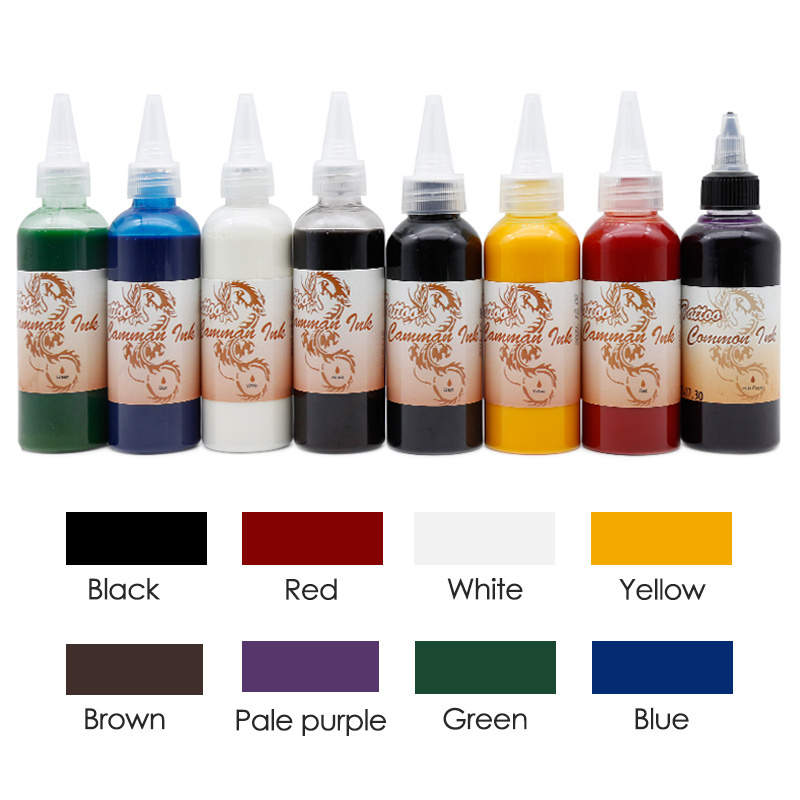 100ml/bottle tattoo UV/Fluorescent ink wholesale Golden Phoenix Temporary Airbrush Tattoo Ink airbrush Tattoo Common Ink