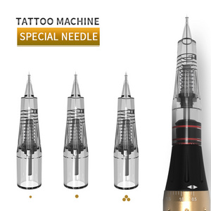 Aimoosi Needle Cartridges for pmu tattoo machine Sterilized Nano 0.18mm Screw Cartridges Tattoo Permanent Makeup Machine Needles