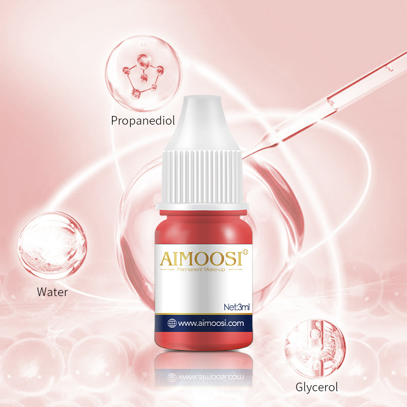 AIMOOSI 3ml Tattoo Microblading Paint Ink Pigment For Semi Permanent Body Art Eyebrows Eyeliner Lips Tint Makeup Supplies