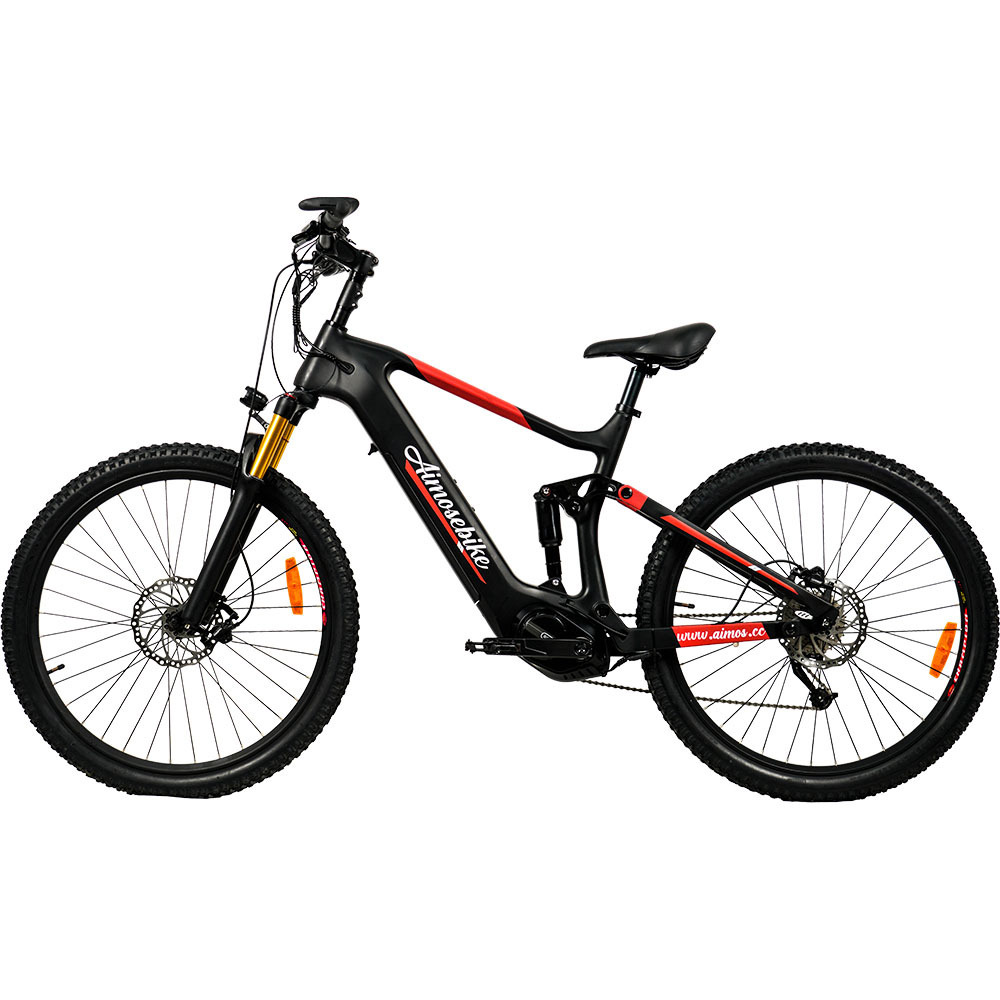 High Speed Carbon Electric Bike 1000w Ebike Full Suspension Mid Motor Electric Bike Bafang Ebike