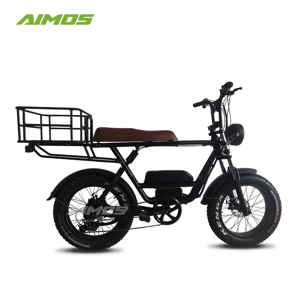 2020 NEW light weight 48V 750W lithium electric bike two seat lady ride with pedals electric moped