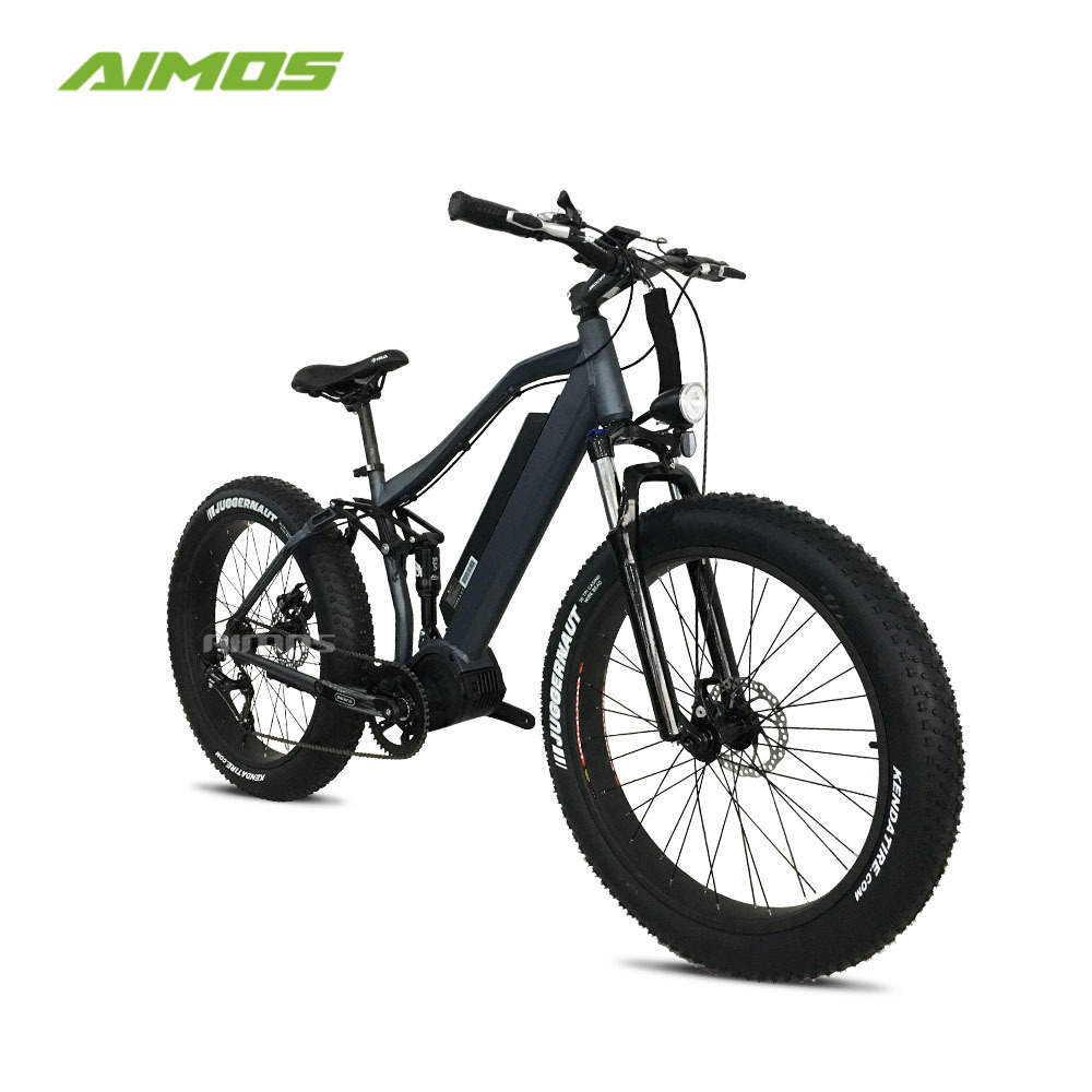 Top selling 8Fun 1000W mid drive motor mountain e bicycle fat tire electric bike for beach cruiser in high speed