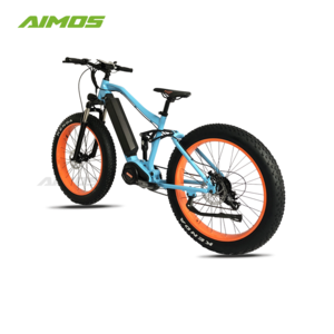 26 tire  MTB e bicycle Double Full suspension bafang mid drive motor fat tire De electricidad mountain bike