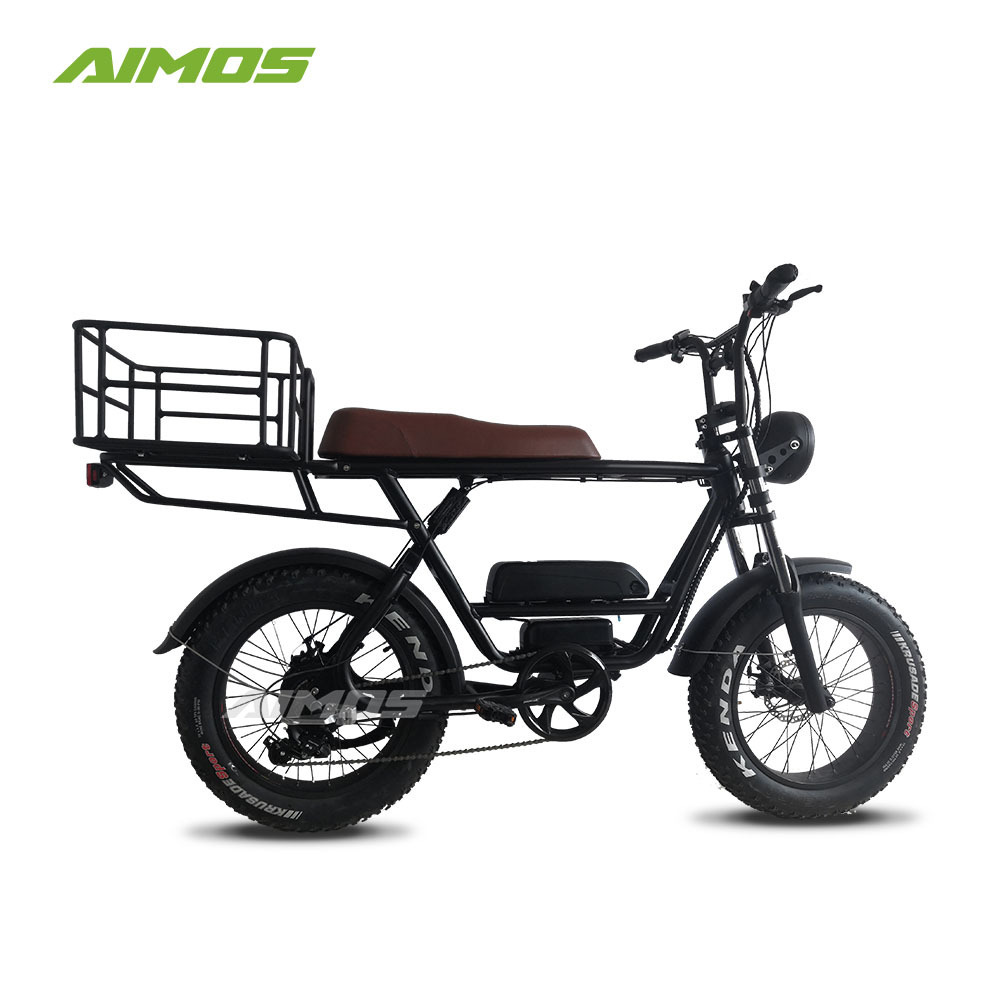 2020 NEW light weight 48V 750W lithium electric bike two seat lady ride with pedals electric moped