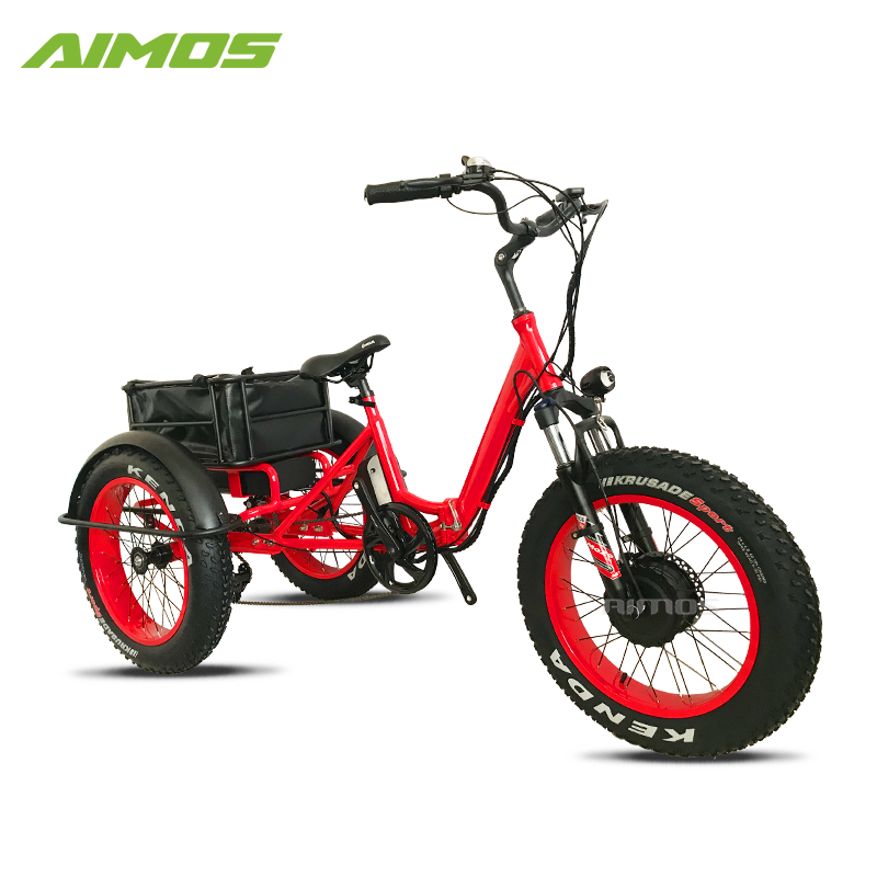 High performance Electric folding Tricycle with 20 inch fat tire for sale