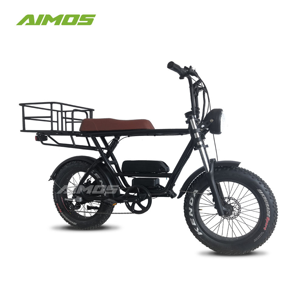 2020 NEW light weight 48V 750W lithium electric bike two seat lady ride with pedals electric moped