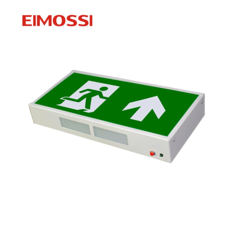 Metal Running Man Door indicator CE Nicd Battery operated EXIT Light Box automatic emergency light