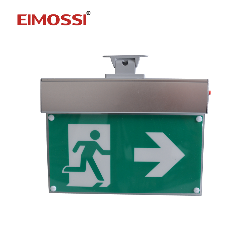 Double side face Aluminum 3.6V Ni-Cd 3H emergency led exit sign projector light