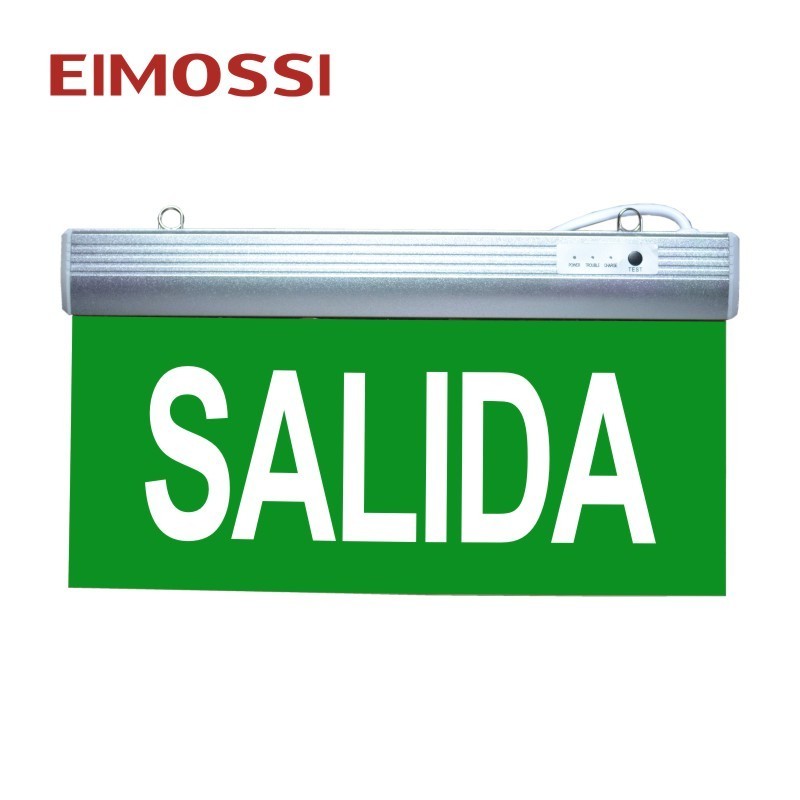 SALIDA Double faces Battery LED Emergency Pictogram Exit Sign Light