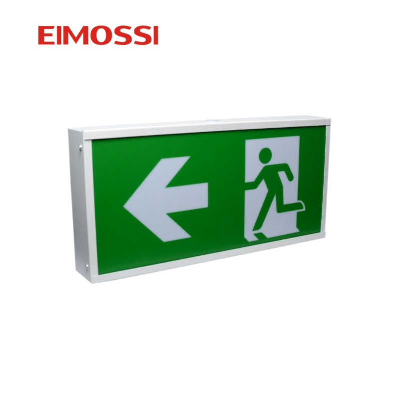 Metal Running Man Door indicator CE Nicd Battery operated EXIT Light Box automatic emergency light