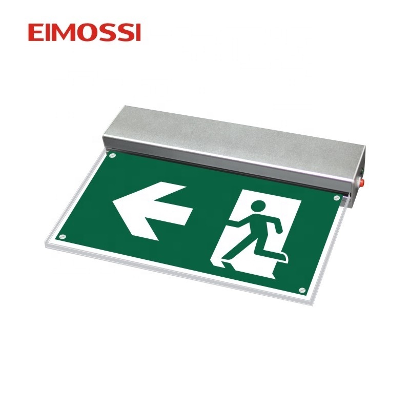 Led Rechargeable Battery Running Man Exit Emergency Light