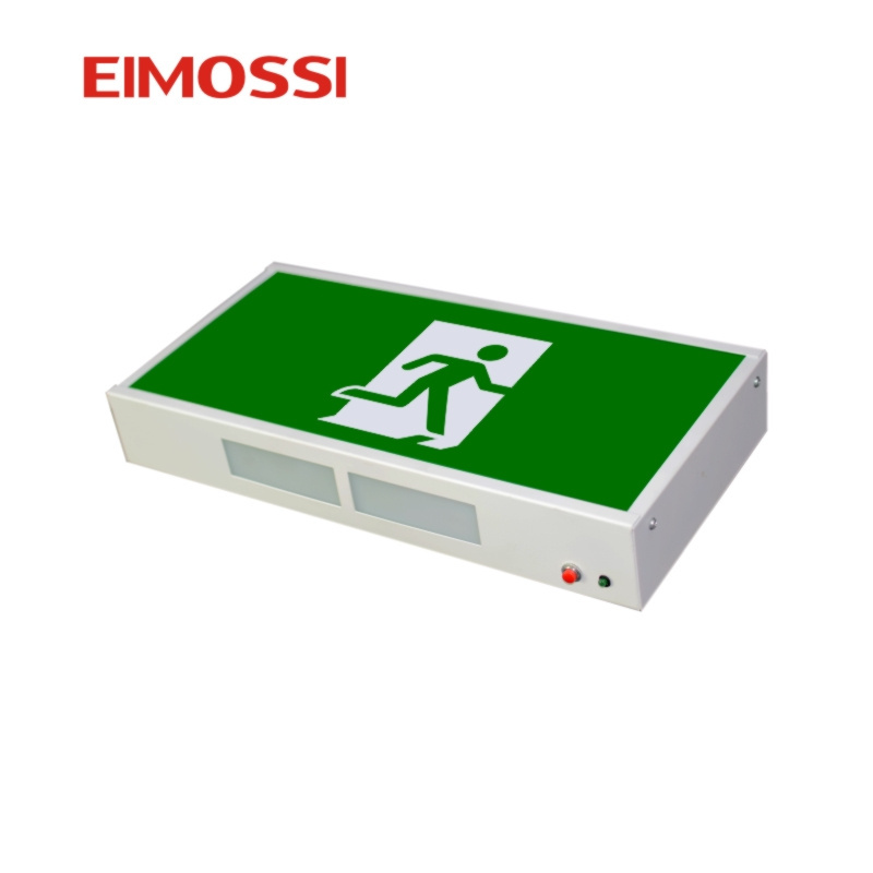 Metal Running Man Door indicator CE Nicd Battery operated EXIT Light Box automatic emergency light