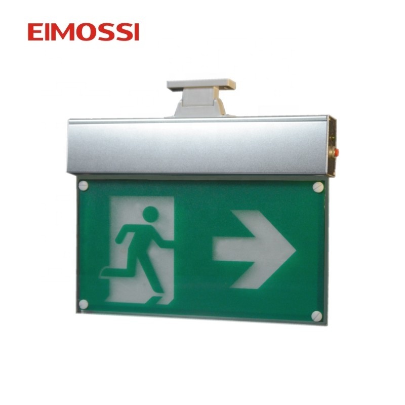 Led Rechargeable Battery Running Man Exit Emergency Light