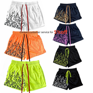 2023 Summer Custom  Quick Dry Basketball Print Logo Training Short Breathable Designer 5 in Men Mesh Shorts