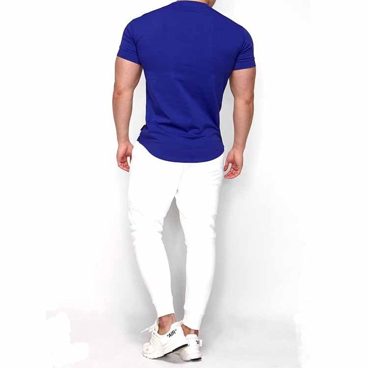 Wholesale 90% Cotton  Fitness Gym Wear Sports Apparel Plain Blank Tee Shirt Custom Private Logo Men T Shirt