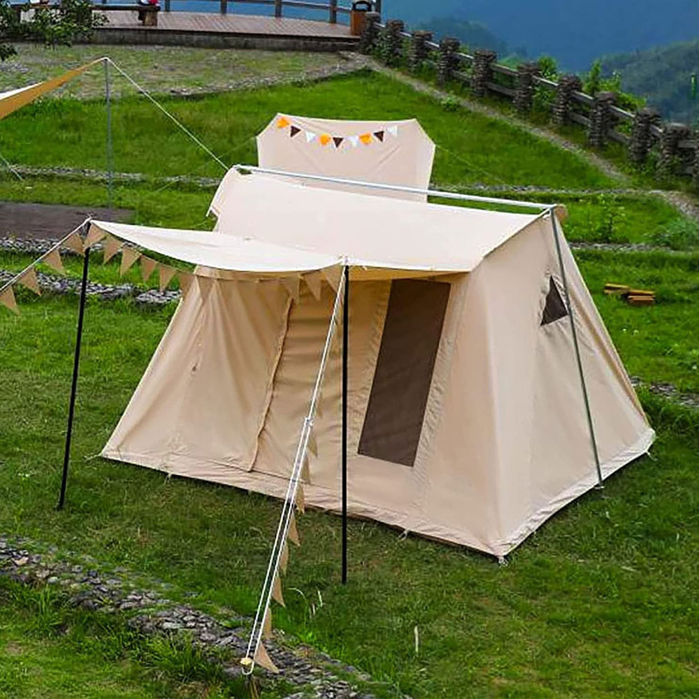 Best Seller Family Camping Tent Foldable Waterproof safari tent For Outdoor Events and camping with customized colors and size