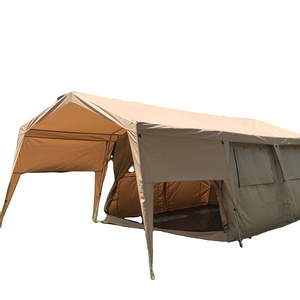 wholesale custom made Low price outdoor luxury lodge safari hotel canvas lodge resort safari tent Four Season Outdoor Tent