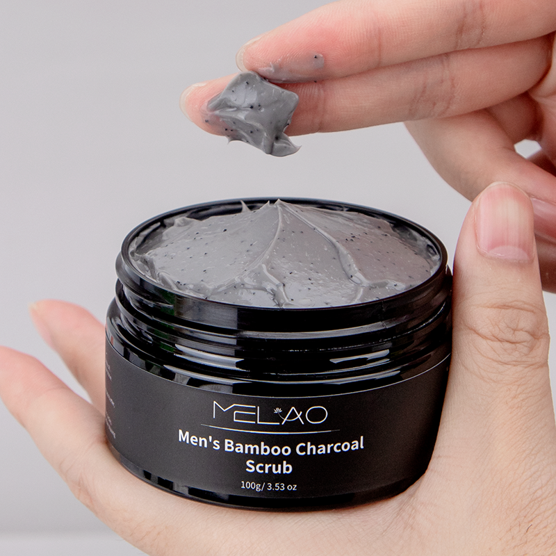 Wholesale Deep Cleaning Exfoliating Face Scrub For Men Bamboo Charcoal Scrub For Face