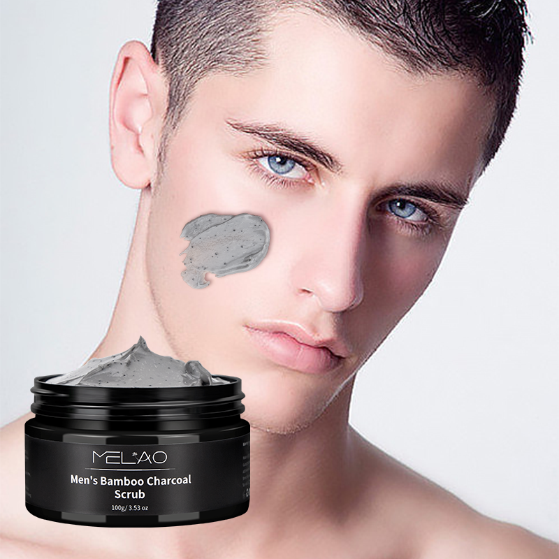 Wholesale Deep Cleaning Exfoliating Face Scrub For Men Bamboo Charcoal Scrub For Face