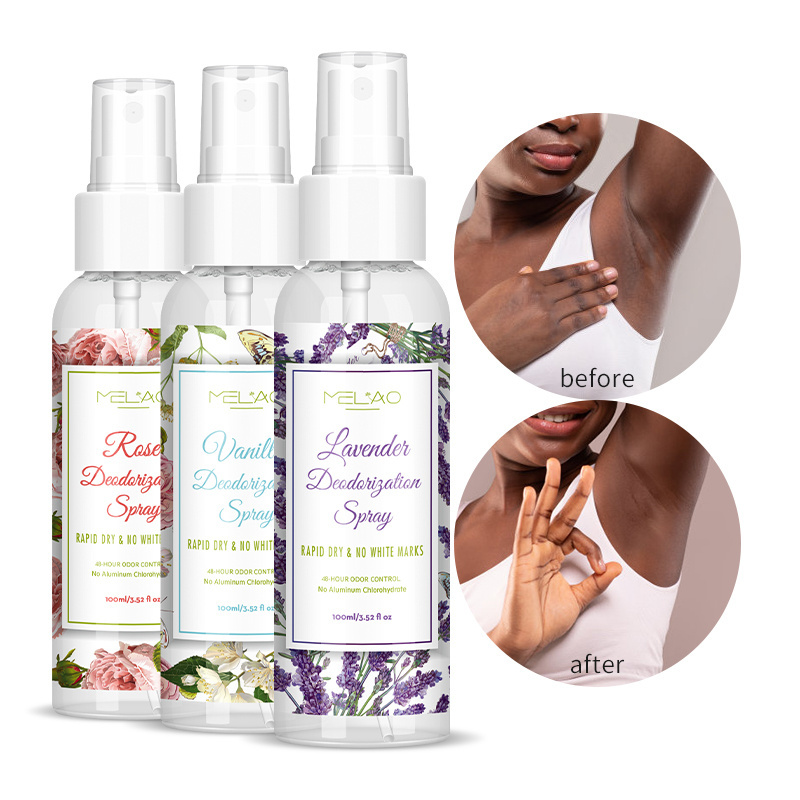 Antiperspirant Body Spray Perfume Natural Deodorant Spray Body Mist For Women