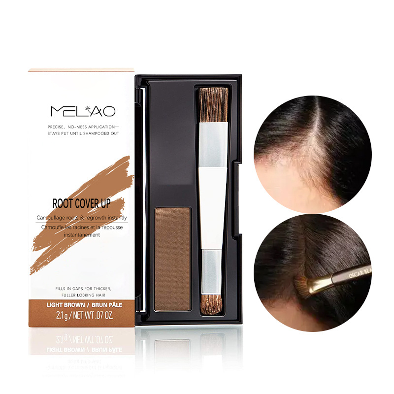 Wholesale Private Label hairline concealer Colors Thickening Hair Root Touch Up Hair Loss  hairline shadow powder