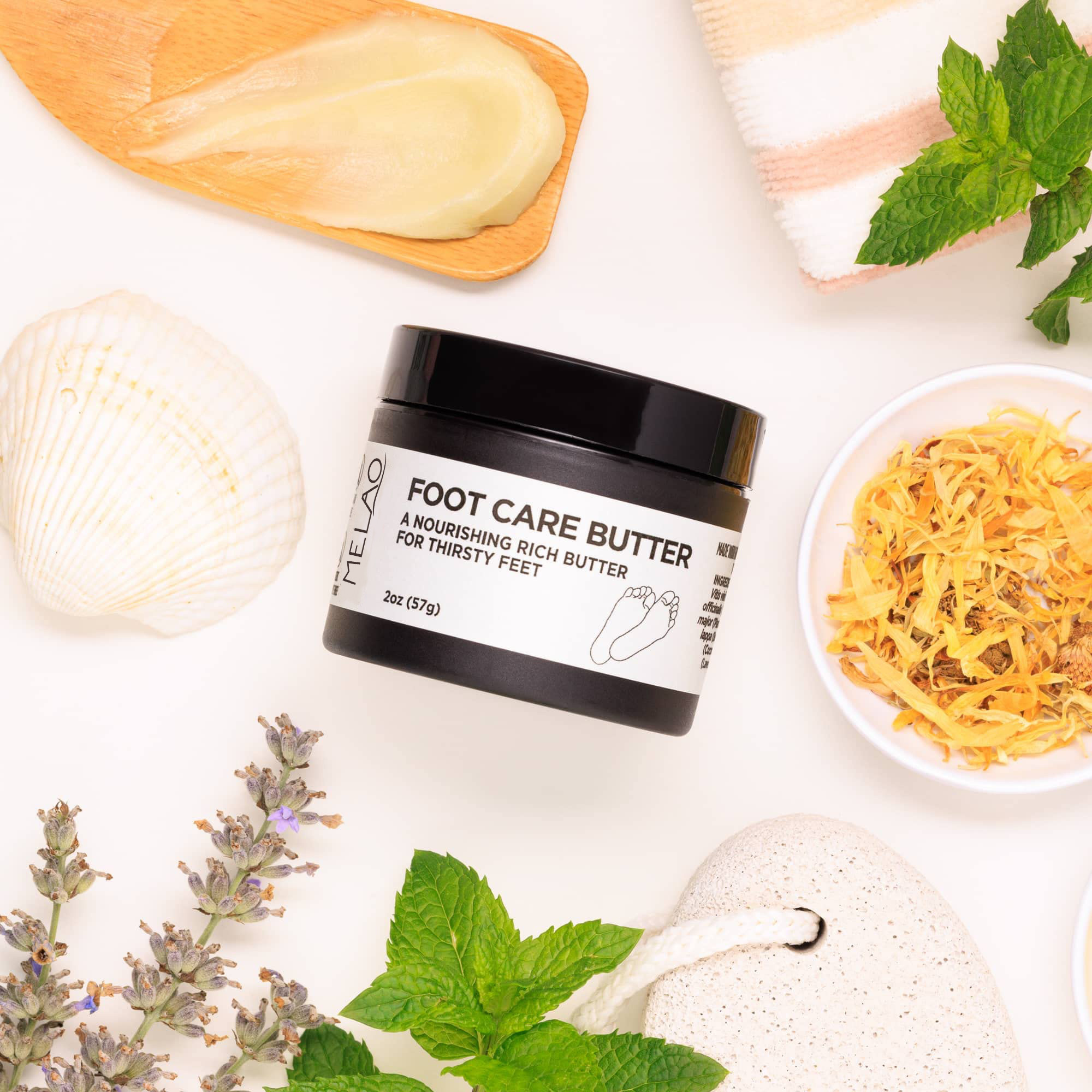 Herbal Foot Care Butter Heel Balm Foot Balm Repair Cream for Dry Cracked Heels & Feet Lavender Foot Skin Care