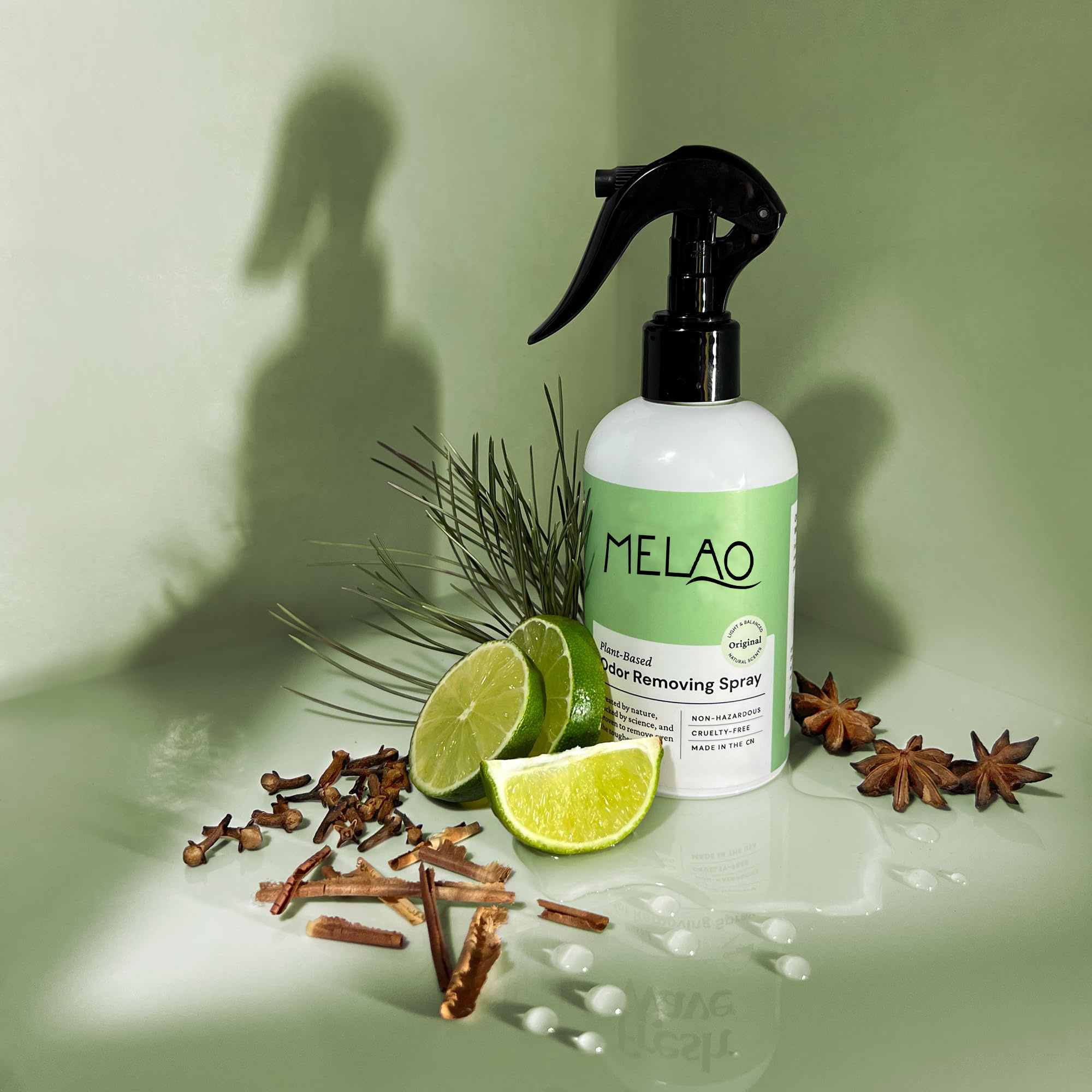 MELAO Custom Odor Eliminator Spray & Air Freshener Natural Ingredients Odor Eliminator for Home Furniture Deodorizer Spray