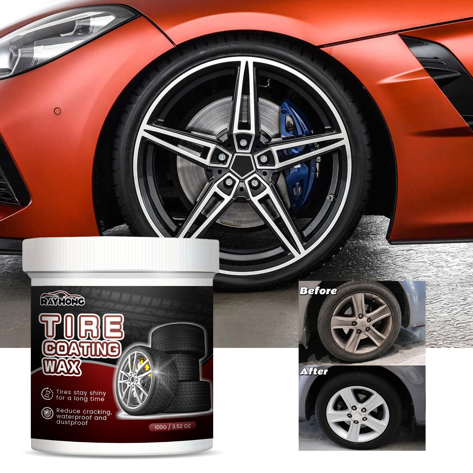 High Quality  Tire Coating Wax  Coating Car Tire Protective