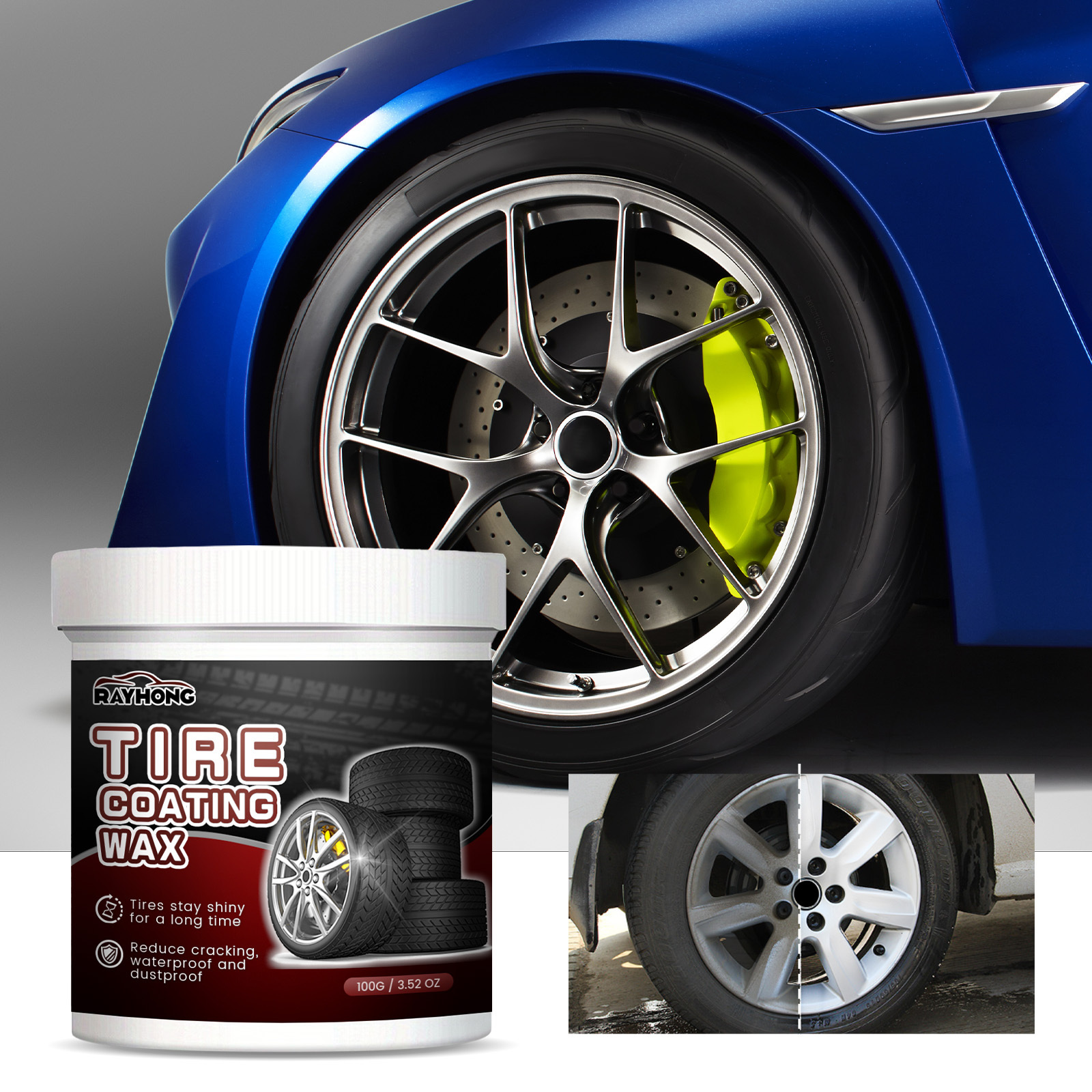 High Quality  Tire Coating Wax  Coating Car Tire Protective