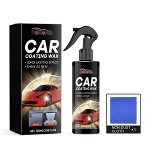 HOMONTH 3 In 1 Car Coating Wax High Gloss Shine  Polish Spray Liquid Wax