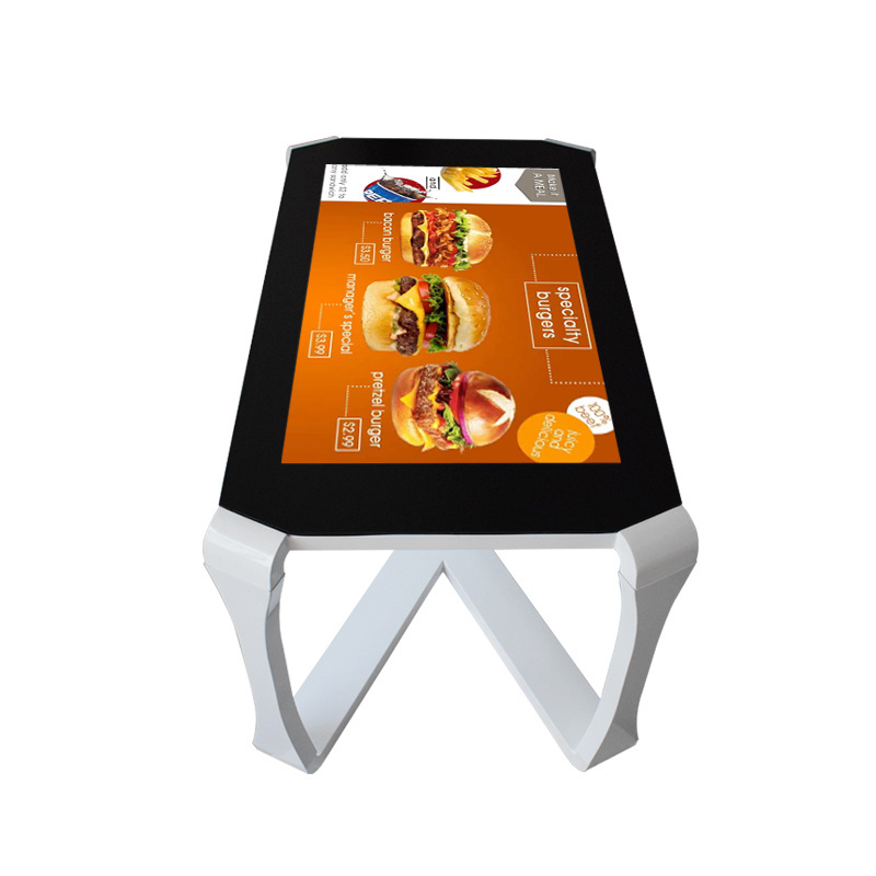 School Hotel Restaurant Android LCD Display Smart Interactive Kiosk Multi Coffee Game Touch Screen Table