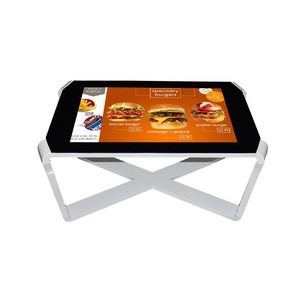 School Hotel Restaurant Android LCD Display Smart Interactive Kiosk Multi Coffee Game Touch Screen Table