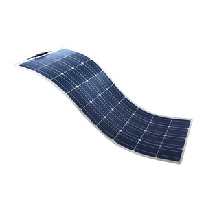 ETFE Solar Panels 100W 250W Flexible Solar Panel Kit Narrowboats For Boats Roof With Cables