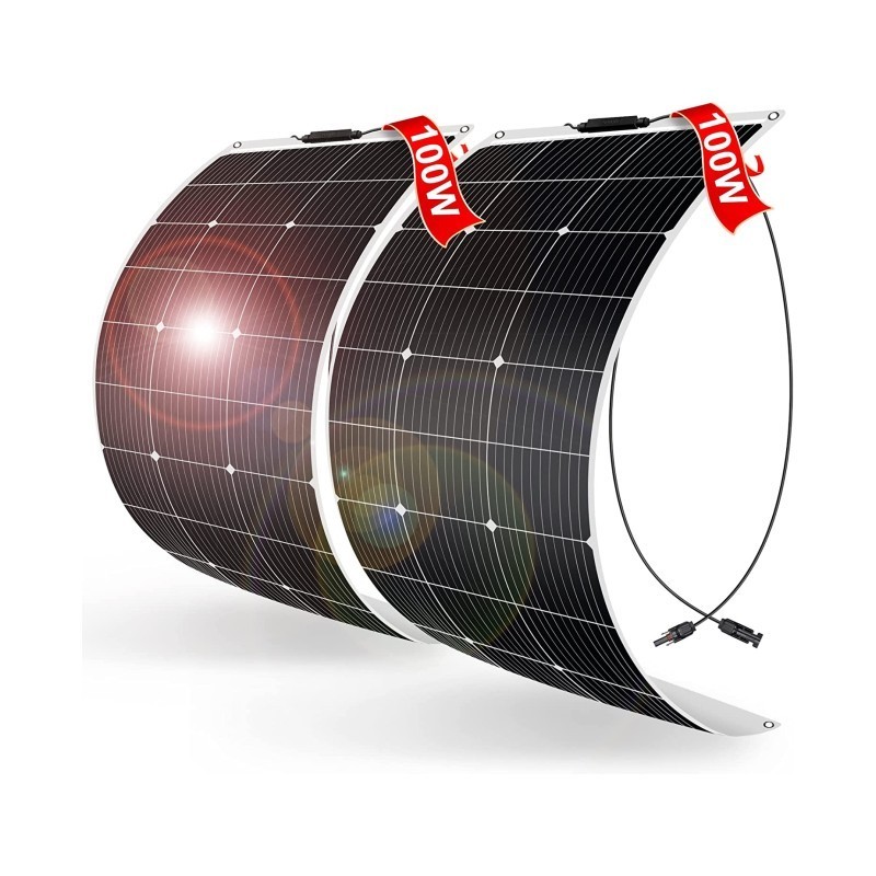 Factory Price 120W 18V Flexible Solar Panel for Car Truck Tractor Roof 800mm 960mm 1200mm Solar Energy System Car Accessories