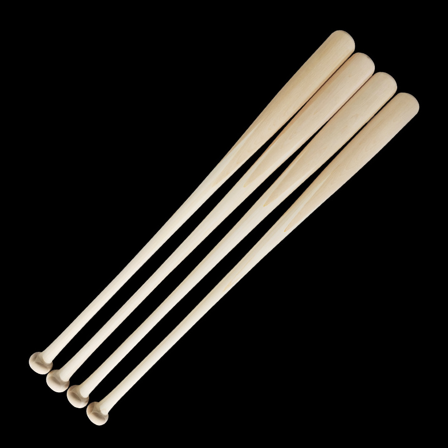 Wholesale High Quality Wooden Baseball Bat Customized Fungo Bats Professional Players Baseball Bat