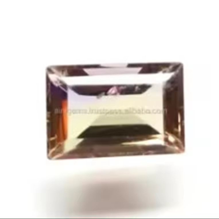 Attractive Ametrine Gemstone Loose Stone Octagon Shape  Faceted Ametrine Gemstone